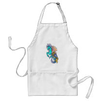 mermaid riding seahorse aprons by doonidesigns mermaid riding seahorse aprons