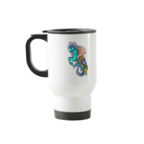 mermaid riding seahorse mugs by doonidesigns mermaid riding seahorse mugs