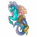 mermaid riding seahorse photo sculptures by doonidesigns mermaid riding seahorse photo sculptures