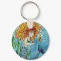 Mermaid - Seahorse Keychain by 13BlackCatsDesigns Mermaid - Seahorse Keychain