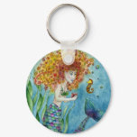 Mermaid - Seahorse Keychain