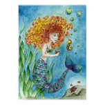 Mermaid - Seahorse Poster