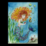 Mermaid - Seahorse Poster