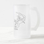 Mermaid serving drinks coffee mugs