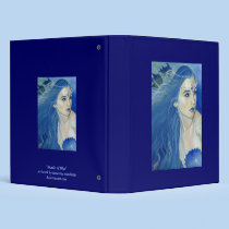 Mermaid Shades of Blue Binder