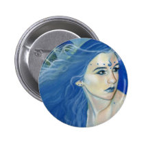 Mermaid Shades of Blue Button buttons