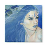 Mermaid Shades of Blue Magnet