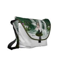 Mermaid Shower Messenger Bag