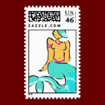 mermaid stamp stamps