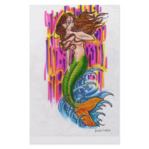 mermaid stationery