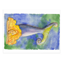 Mermaid Stationery Post Card