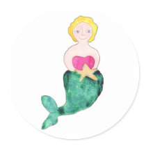 Mermaid Sticker by ginyhogan Mermaid Sticker