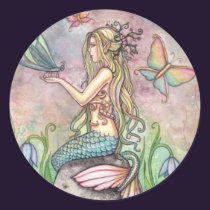 Mermaid Stickers by Molly Harrison stickers