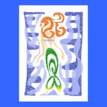 Mermaid Swirl Poster posters