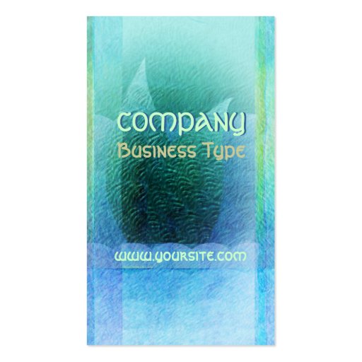 Mermaid Tail Abstract 2 Business Cards