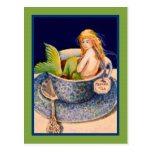 Mermaid Tea II Post Card Postcard