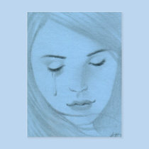 Mermaid Tears Postcard postcards