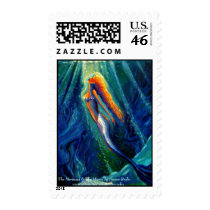 Mermaid & The Mirror by Susan Rodio stamps