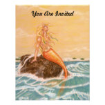 MERMAID THEMED PARTY INVITATION ~ EZ TO CUSTOMIZE