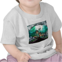 Mermaid Twins Baby T-Shirt