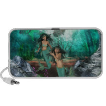 Mermaid Twins  Portable Speakers