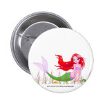 Mermaid under the sea buttons