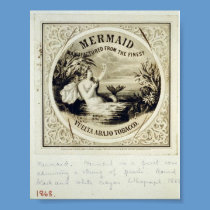 Mermaid, Vintage 1868 posters