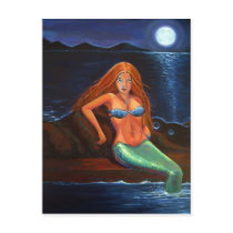 Mermaid Wild postcards by SusanRodio Mermaid Wild postcards