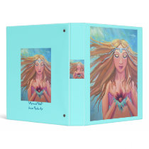 Mermaid Wish Avery Binder by SusanRodio Mermaid Wish Avery Binder