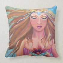 Mermaid Wish - Pillow - By Susan Rodio Art pillows