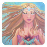 Mermaid Wish - Square Stickers