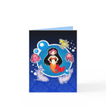 Mermaid with Attitude Custom Blank Greeting Card