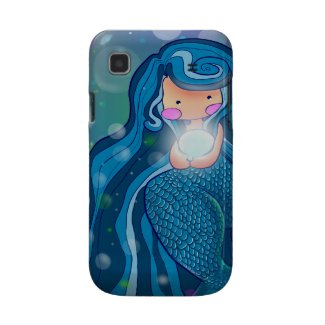 Mermaid with bright pearl Samsung Galaxy Case