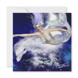 Mermaid with Dolphin Invitations