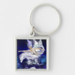 Mermaid with Dolphin Keychain