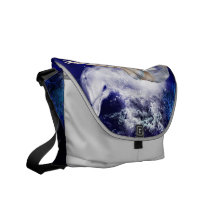 Mermaid with Dolphin  Messenger Bag