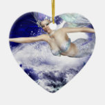 Mermaid with Dolphin  Ornament