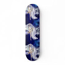 Mermaid with Dolphin  Skateboard