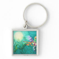 Mermaids Beautiful Sea Garden Keychains