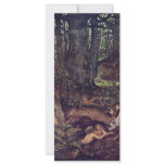 Mermaids Deer Mortifying By Schwind Moritz Von Full Color Rack Card