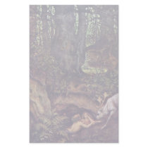 Mermaids Deer Mortifying By Schwind Moritz Von Customized Stationery
