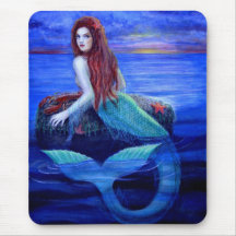 "Mermaid's Dinner" mousepad