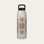Mermaid's Garden White Aluminum Water Bottle water bottles