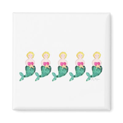 Mermaids Magnet by ginyhogan