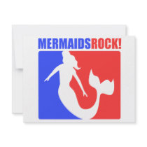 Mermaids Rock! #2 invitations by designs_that_rock Mermaids Rock! #2 invitations