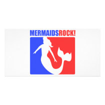 Mermaids Rock! #2 photo cards by designs_that_rock Mermaids Rock! #2 photo cards