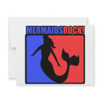 Mermaids Rock! invitations by designs_that_rock Mermaids Rock! invitations