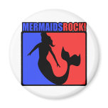 Mermaids Rock! Magnet