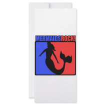 Mermaids Rock! rack cards by designs_that_rock Mermaids Rock! rack cards
