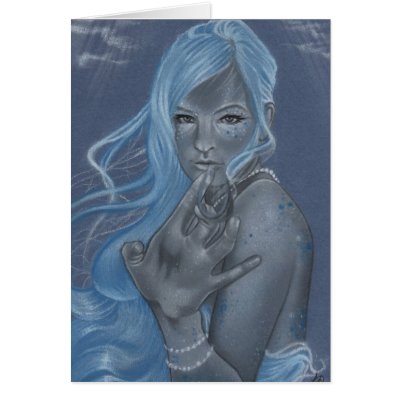 Mermaid's Touch  Card by katerinaart